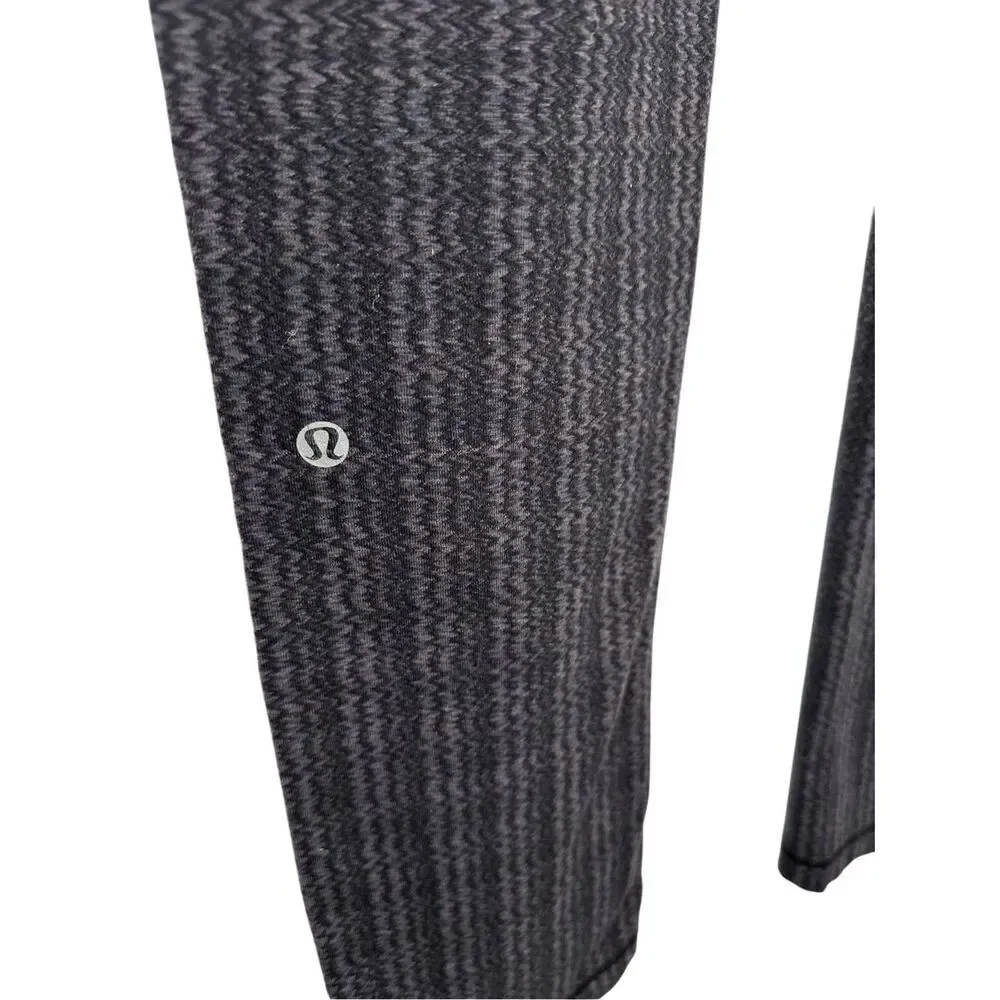 Lululemon Will Ziggy Wee women’s black drawstring pants size 28”x44”  #19-1936